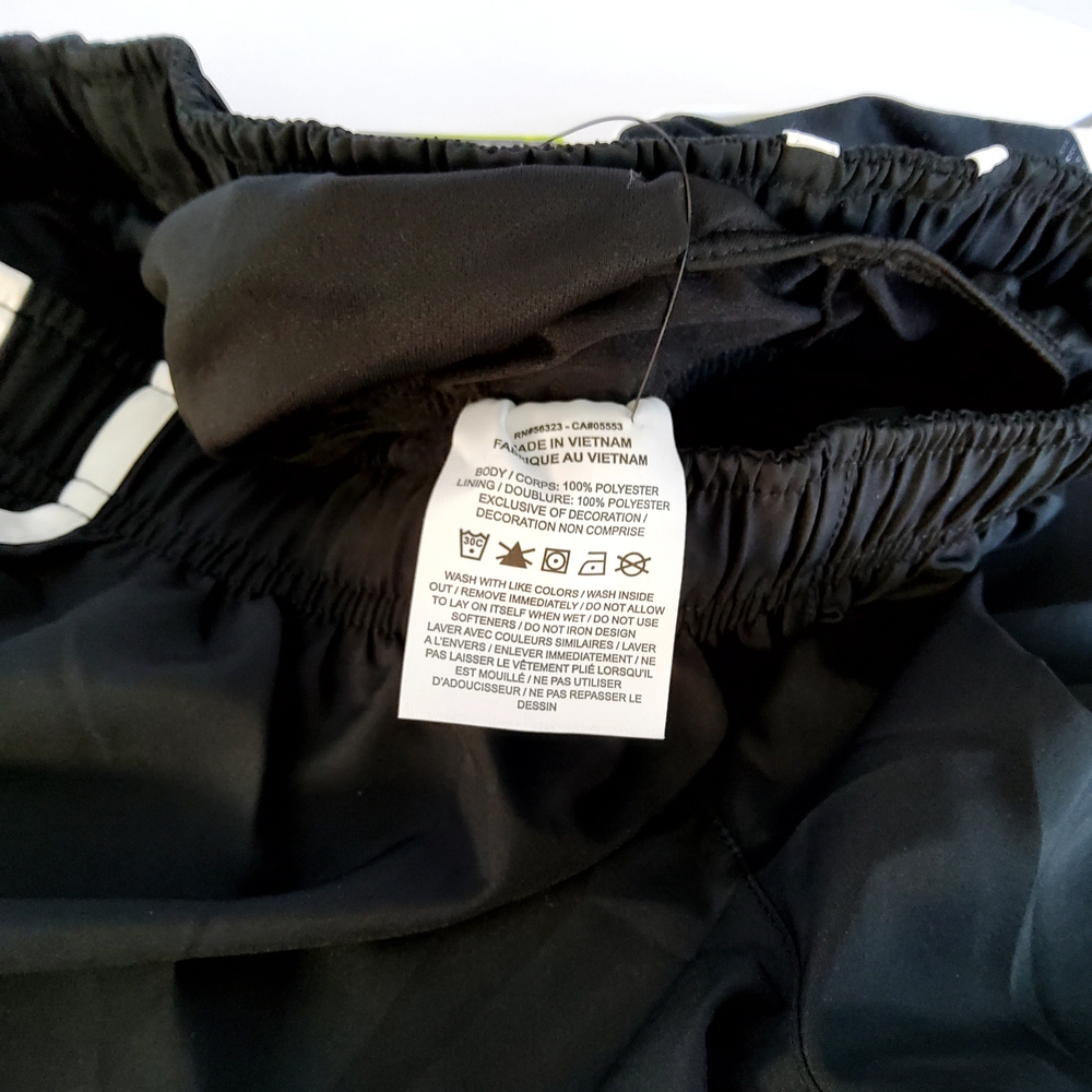 (NEW) Nike Womens Dri-Fit Running Shorts Black & White Mesh Sides Liner Size S - Picture 5 of 7